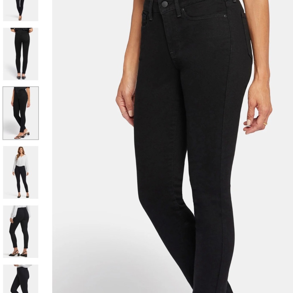 NYDJ Black Skinny Jeans